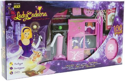 Набор для фокусов Маленький маг "Lady Cadabra", 100 фокусов