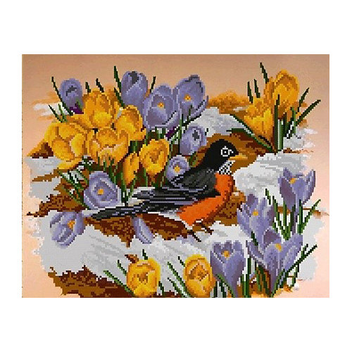 Алмазная мозаика Color KIT "Подснежники", 40х50 см от Color KIT