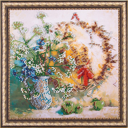 Набор для вышивания бисером Color KIT "Соломенное утро", 30х30 см от Color KIT