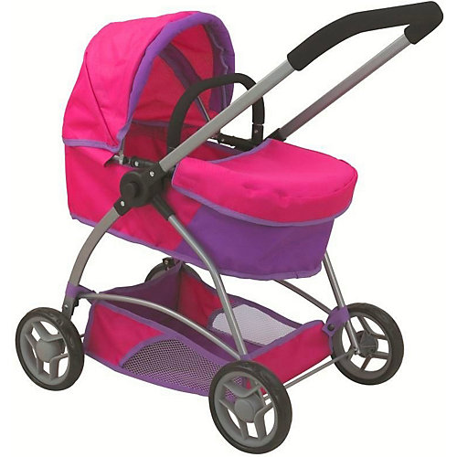 Коляска для кукол Buggy Boom Amidea, розово-сиреневая от Buggy Boom
