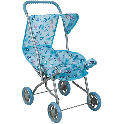 Коляска для кукол Buggy Boom Mixy, голубая от Buggy Boom