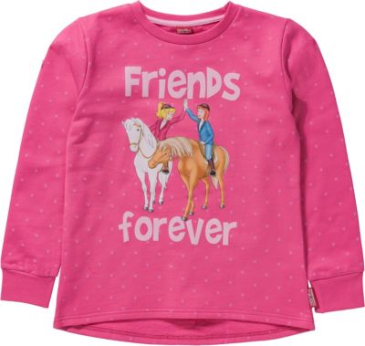 Bibi und Tina Kinder Sweatshirt pink Gr. 146/152 Mdchen Kinder