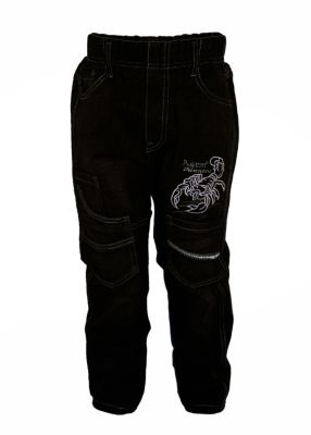 family-trends Jeans mit wrmender Ftterung Jeanshosen schwarz Gr. 110/116 Jungen Kinder