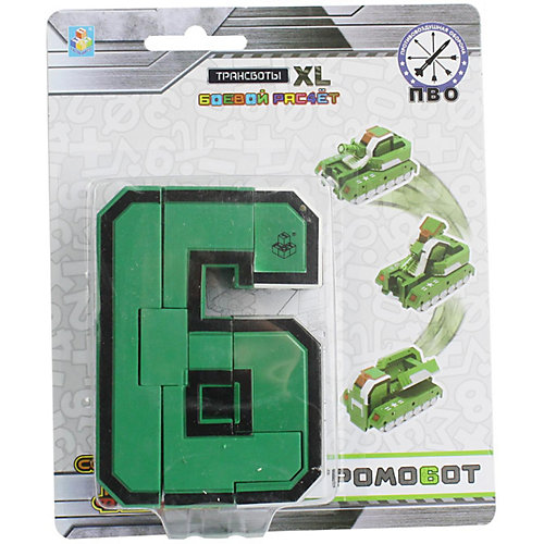 Трансботы XL 1Toy "Боевой расчет ПВО", цифра 6 от 1Toy