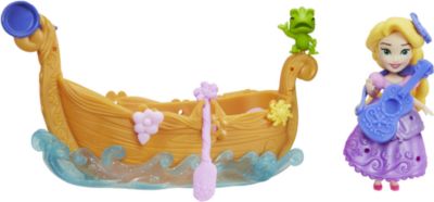 Игровой набор с мини-куклой Disney Princess "Маленькое королевство" Рапунцель и лодка