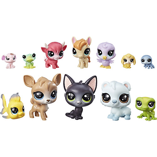 Игровой набор Littlest Pet Shop "12 счастливых петов" Донат от Hasbro