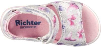 Richter Mädchen Terrino Sandalen – Lauflernsandalen Mit Glitzer & Zehenschutz