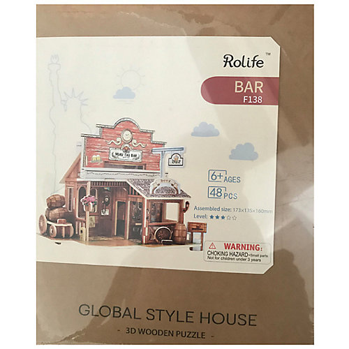 Сборная модель Rolife "Американский бар" от Rolife