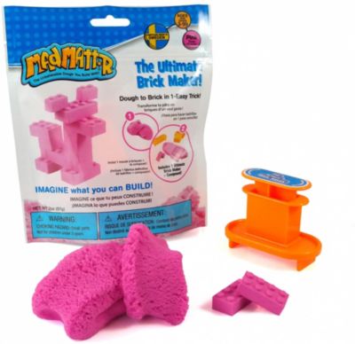 Масса для лепки Mad Mattr The Ultimate Brick Maker, розовая