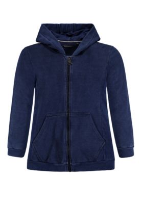 Sweatjacke blau Gr. 128 Jungen Kleinkinder
