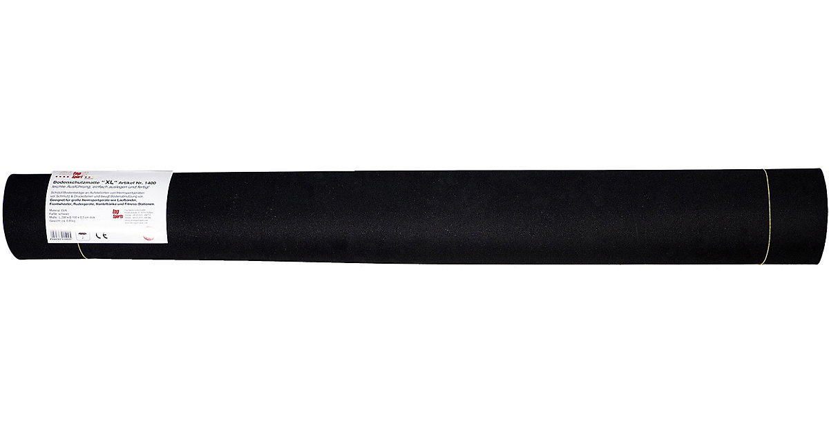 Bodenschutzmatte XL schwarz