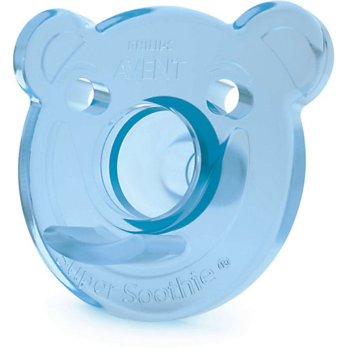 Пустышка Philips Aventс щитком силиконовая, с 3 мес., 2 шт., синий/зелёный от PHILIPS AVENT