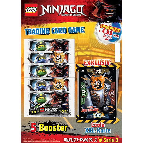 LEGO Ninjago MULTI-PACK NR. 2  mit XXL Karte   Serie III