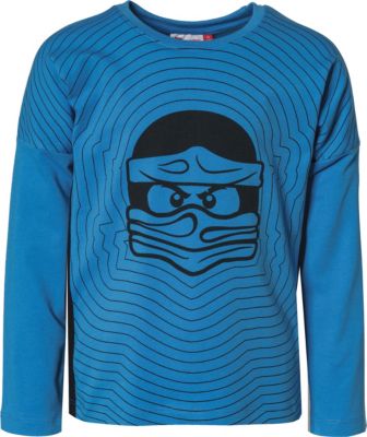 Langarmshirt NINJAGO blau Gr. 116 Jungen Kinder