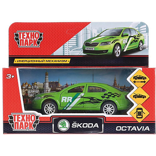Машинка Технопарк "Scoda Octavia" Спорт, 12 см от ТЕХНОПАРК