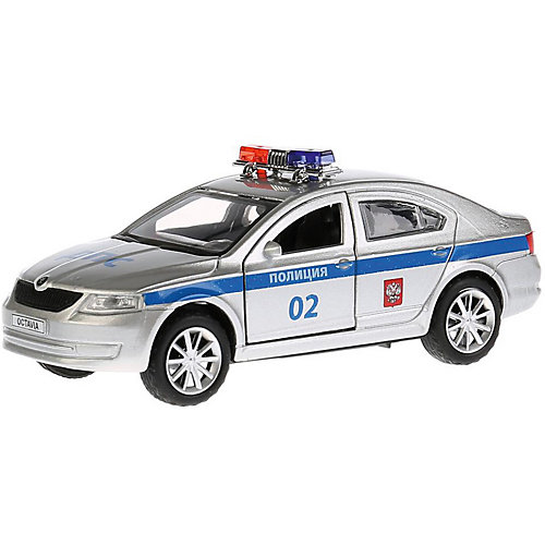 Машинка Технопарк "Scoda Octavia" Полиция, 12 см от ТЕХНОПАРК