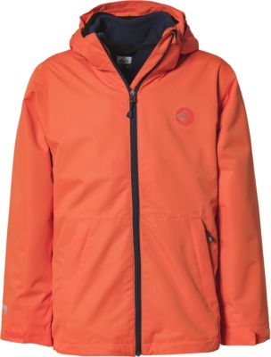 3in1 Outdoorjacke JUSTIN orange Gr. 152 Jungen Kinder