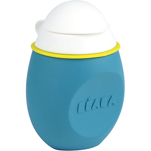 Поильник из силикона Beaba Babysqueez' 180 мл, голубой - голубой от BÉABA