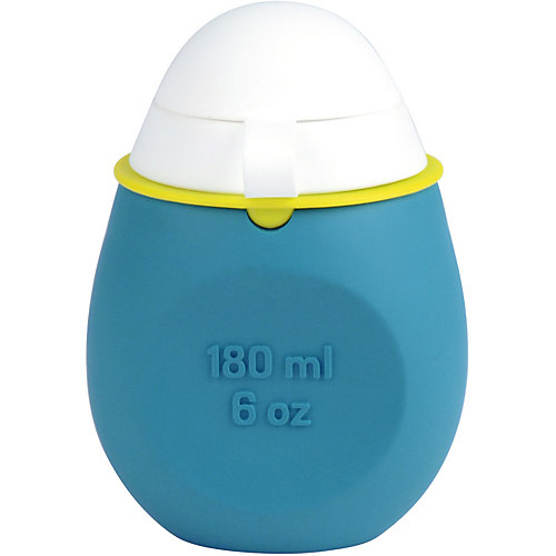 Поильник из силикона Beaba Babysqueez' 180 мл, голубой - голубой от BÉABA
