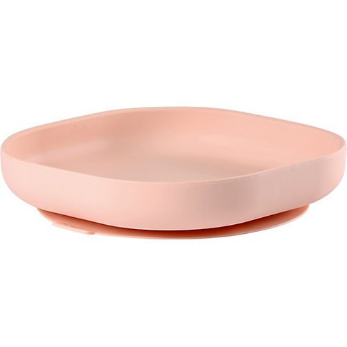 Тарелка из силикона Beaba Silicone suction plate, розовый - розовый от BÉABA
