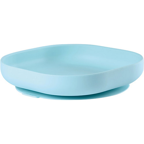 Тарелка из силикона Beaba Silicone suction plate, голубой - голубой от BÉABA
