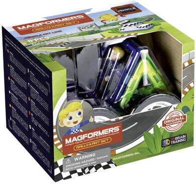 Магнитный конструктор MAGFORMERS Rally Kart Set (Boy)