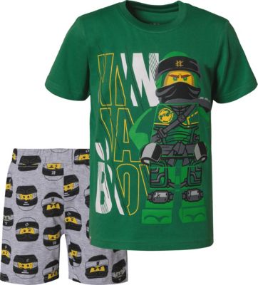 LEGO Ninjago Schlafanzug grn Gr. 104/110 Jungen Kleinkinder