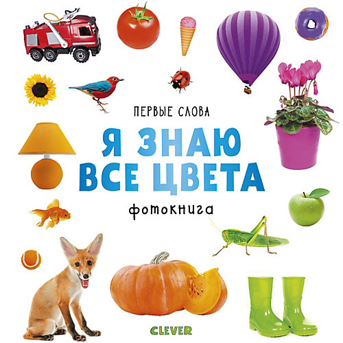 Фотокнига-игра "Первые слова" Я знаю все цвета от Clever