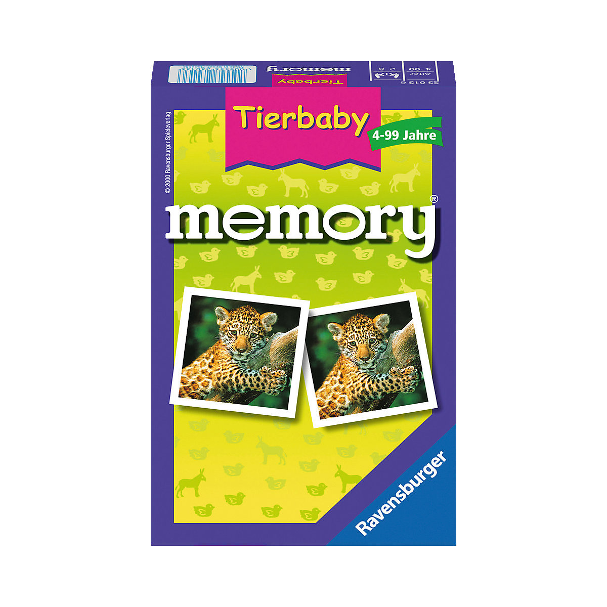 Mitbringspiel memory® 48 Karten (24 Paare) Tierbaby