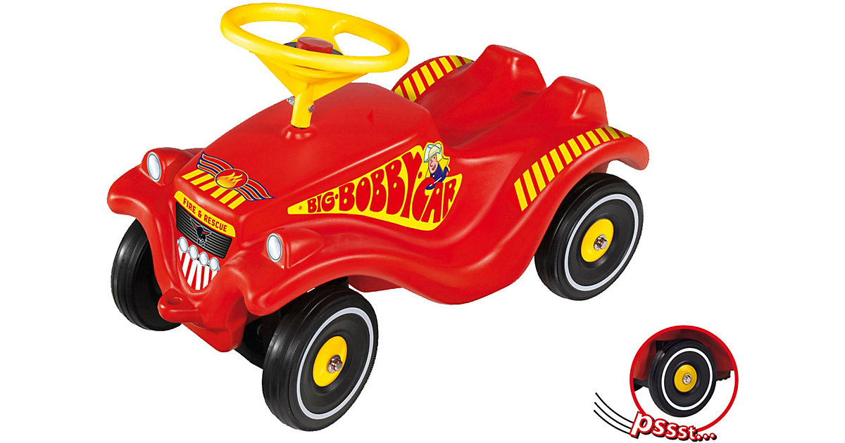 BIG · Big Bobby Car Feuerwehr mit Flüsterreifen BIG · Big Bobby Car Feuerwehr mit Flüsterreifen