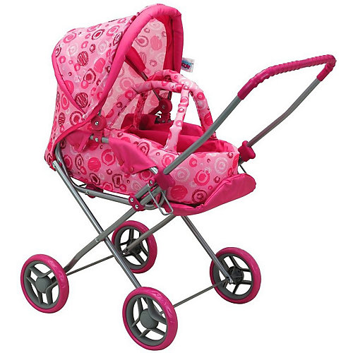 Коляска-трансформер для кукол Buggy Boom Mixy, розовая от Buggy Boom