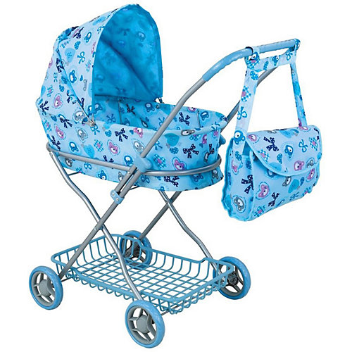 Коляска для кукол Buggy Boom Mixy, голубая от Buggy Boom