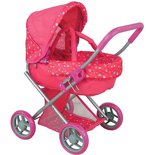 Коляска для кукол Buggy Boom Infinia, розовая от Buggy Boom
