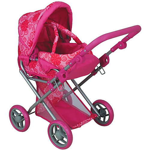 Коляска для кукол Buggy Boom Infinia, розовая от Buggy Boom