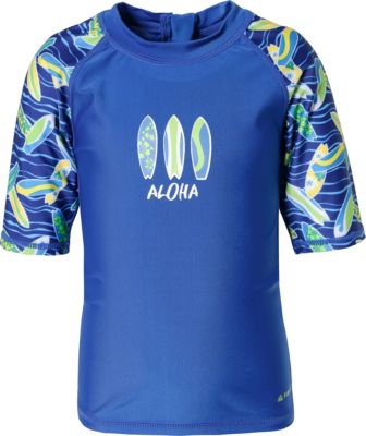 Schwimmshirt LENY mit UV-Schutz Jungen dunkelblau Gr. 98 Kleinkinder