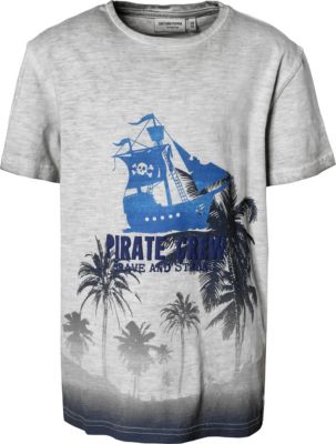 T-Shirt , Pirat grau Gr. 116/122 Jungen Kinder