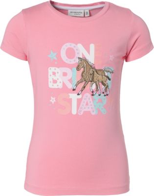 T-Shirt , Pferd pink Gr. 116/122 Mdchen Kinder