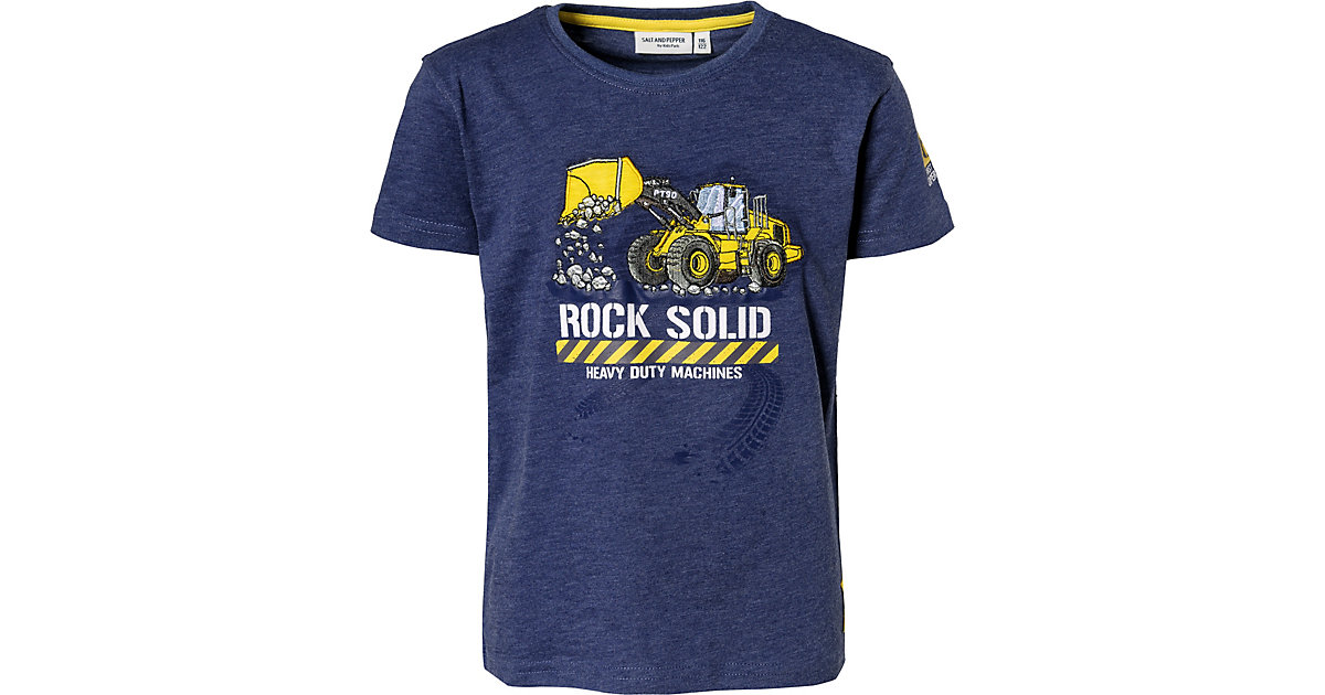 T-Shirt , Radlader dunkelblau Gr. 116/122 Jungen Kinder