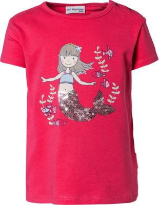 Baby T-Shirt mit Pailletten , Meerjungfrau rot Gr. 80 Mdchen Baby