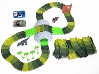 Rennbahn Magic Traxx Dino-Park mini 54-teilig NEU 
