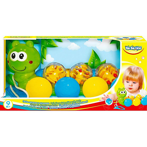 Игрушка-каталка Bebelino "Гусеница" с шариками от Bebelino