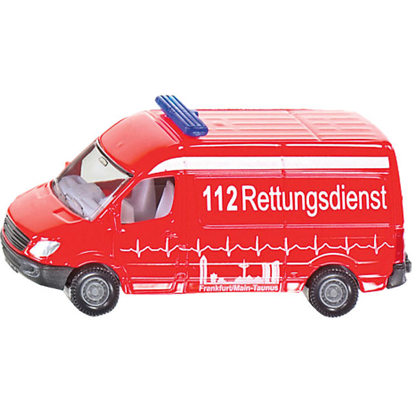 Siku 0805 Krankenwagen Spielzeugauto Fahrzeug Car Voiture Modellauto NEU NEW