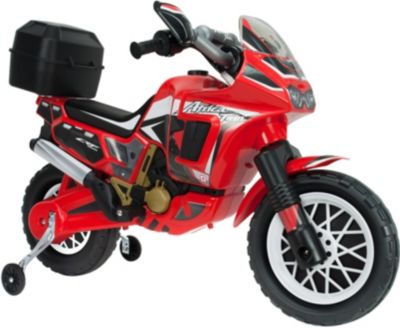 Elektromotorrad Africa Twin mit Top Case 6V, rot