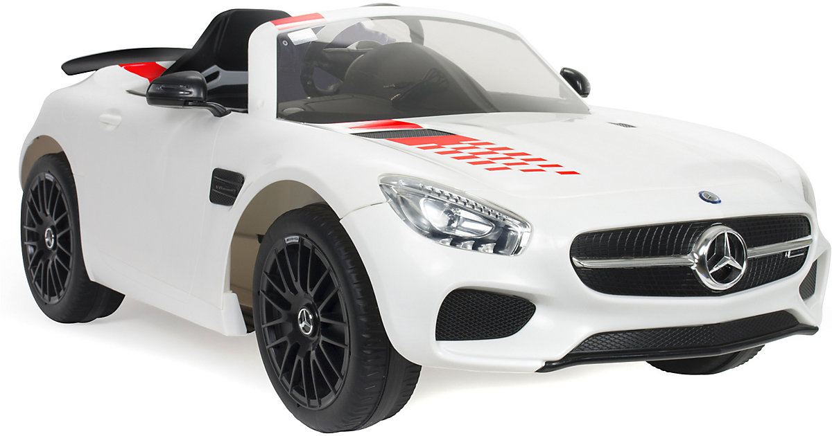 Injusa · Mercedes Elektroauto AMG GT-S 12V mit Licht und Sound, weiß Injusa · Mercedes Elektroauto AMG GT-S 12V mit Licht und Sound, weiß