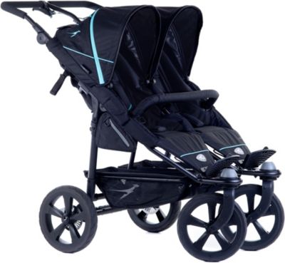 Zwillings- & Geschwisterwagen Twin trail 2, tap shoe schwarz