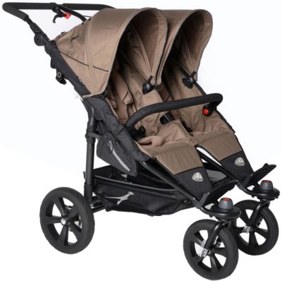 Zwillings- & Geschwisterwagen Twin trail 2, fossil braun