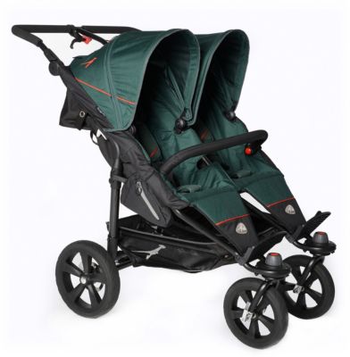 Zwillings- & Geschwisterwagen Twin trail 2, pine grove dunkelgr�n