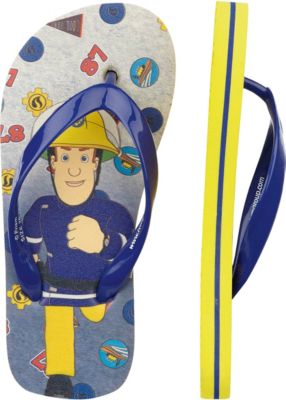 Feuerwehrmann Sam Zehentrenner blau Gr. 24/25 Jungen Kleinkinder