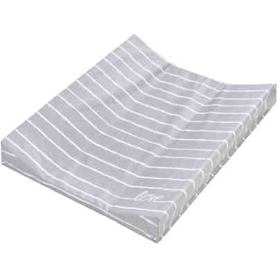 Wickelauflage 2-Keil Mulde, Grey Stripes, 65 x 50 cm