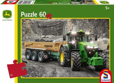 Puzzle John Deere Traktor 7310R, 60 Teile